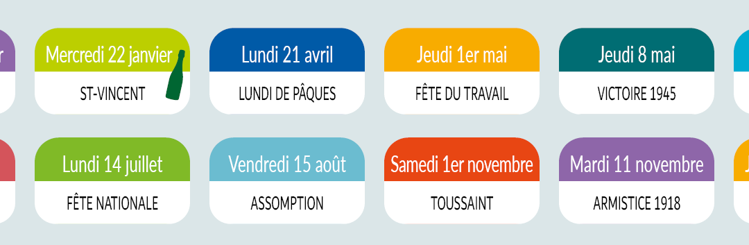 Jours fériés 2025